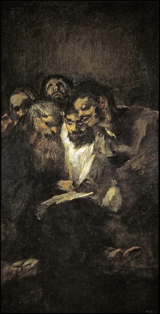 Francisco de Goya y Lucientes - 207, Uomini che leggono, Museo del prado, Madrid